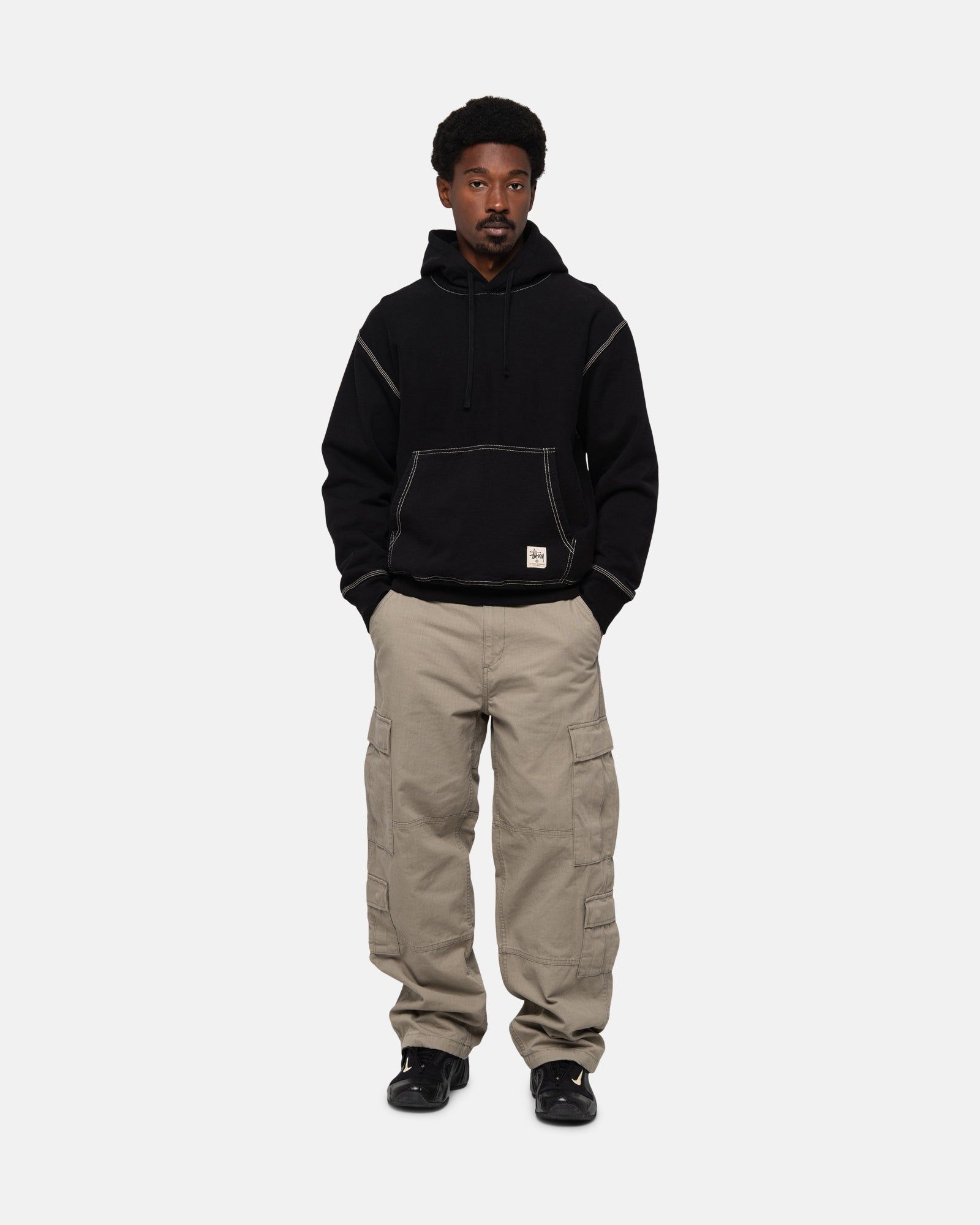 CONTRAST STITCH LABEL HOODIE sold by Stussy product image thumbnail 5