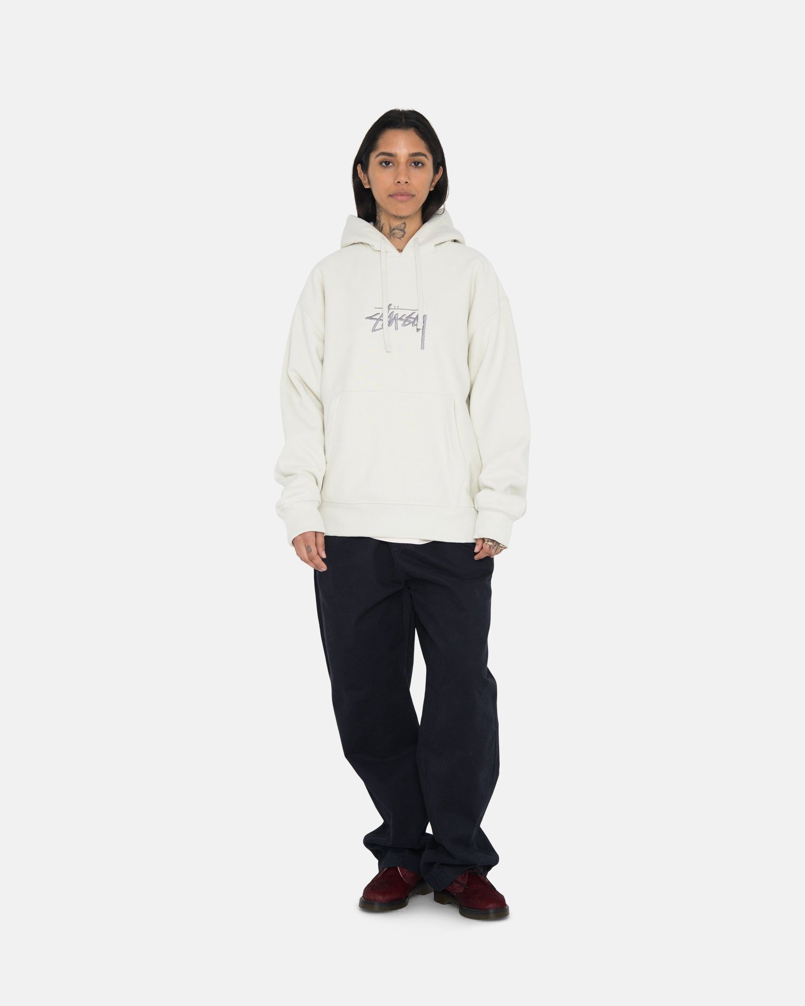 STOCK LOGO APPLIQUE HOODIE sold by Stussy product image thumbnail 6