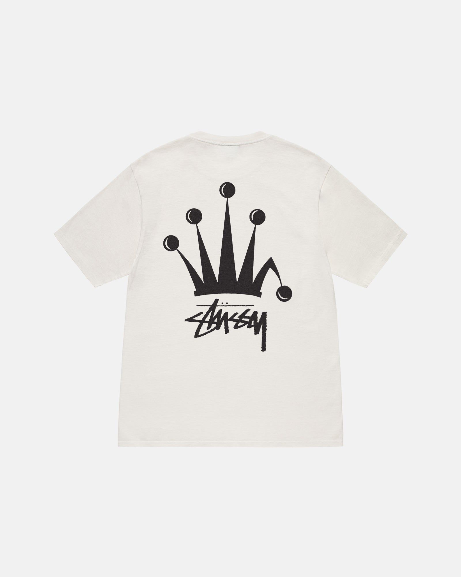 REGAL CROWN TEE PIGMENT DYED sold by Stussy