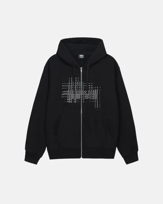 REFRACTED ZIP HOODIE sold by Stussy