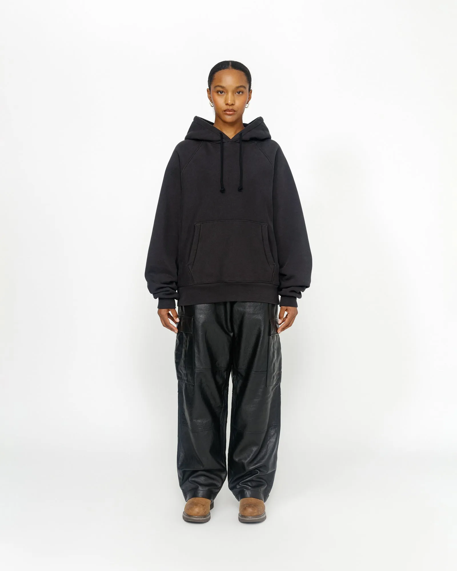 FLEECE RAGLAN HOODIE sold by Stussy product image thumbnail 3