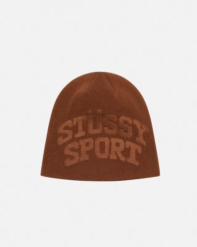 ベージュ　stussy SKULLCAP S CROWN JACQUARD SKULLCAP S CROWN JACQUARD | Parallel