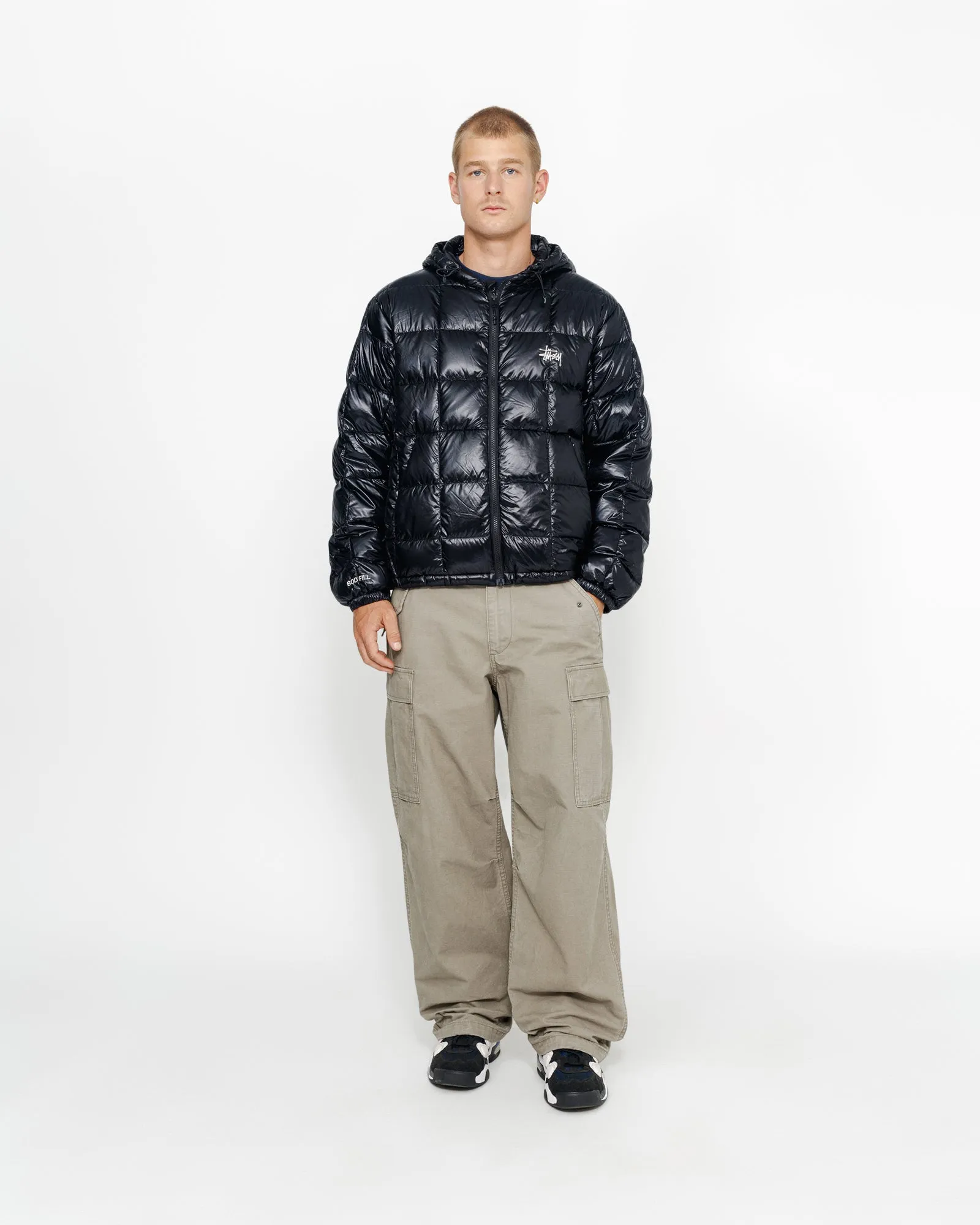 ジャケット・アウター Stussy Midweight Hooded Puffer Jacket Stussy Midweight Hooded Puffer Brown Men's - FW24 - US
