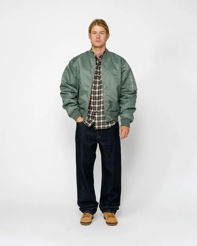 BUILT REVERSIBLE BOMBER JACKET sold by Stussy