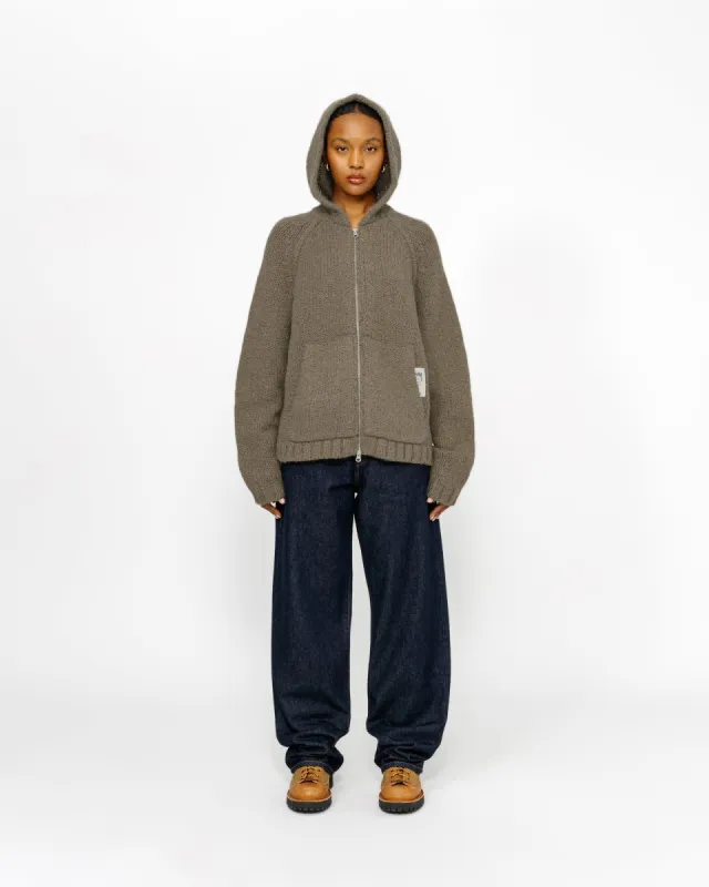 トップス Stussy CHUNKY KNIT ZIP HOODIE BLACK / L Buy Stussy Chunky Knit Zip Hoodie 'Black' - 117200 BLAC | GOAT