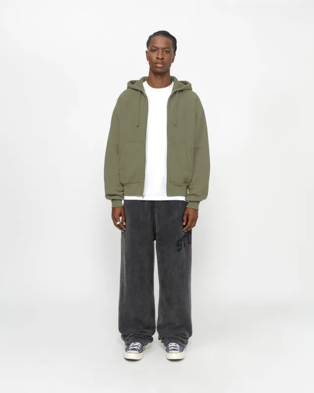 FLEECE RAGLAN ZIP HOODIE sold by Stussy