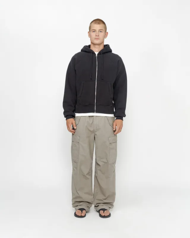RAGLAN ZIP HOODIE sold by Stussy