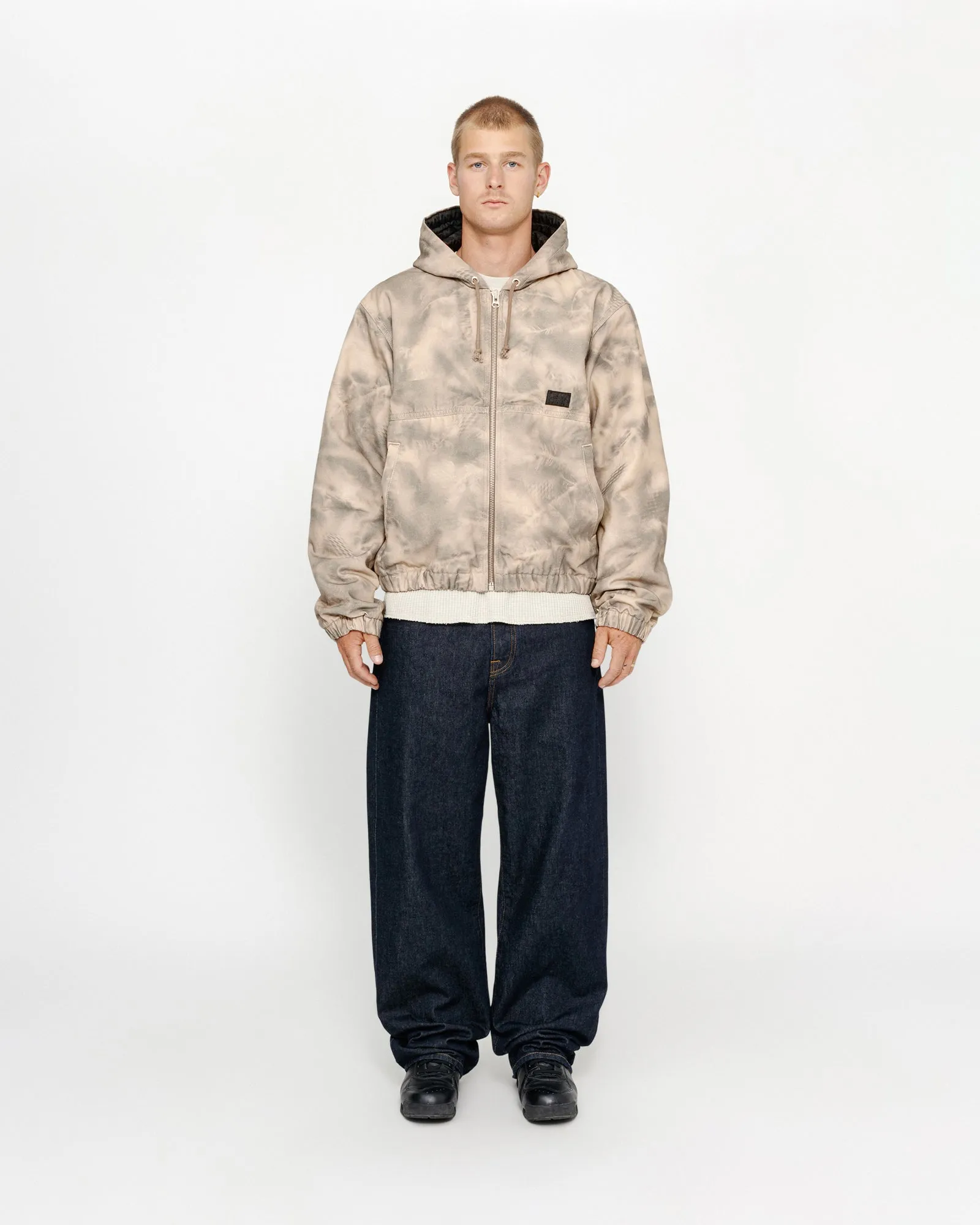 WORK JACKET STENPAT CAMO sold by Stussy