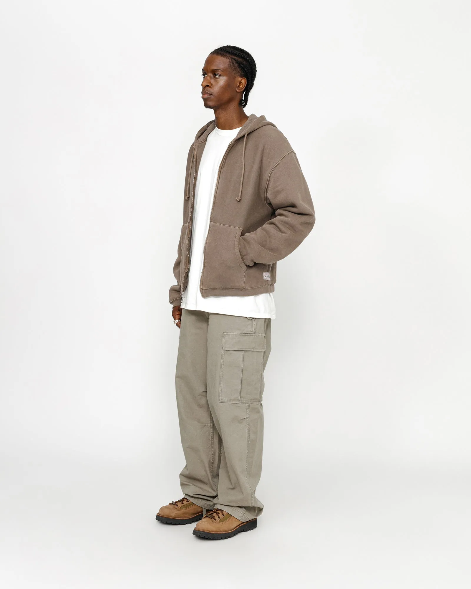 WAFFLE LINED ZIP HOODIE sold by Stussy product image thumbnail 2