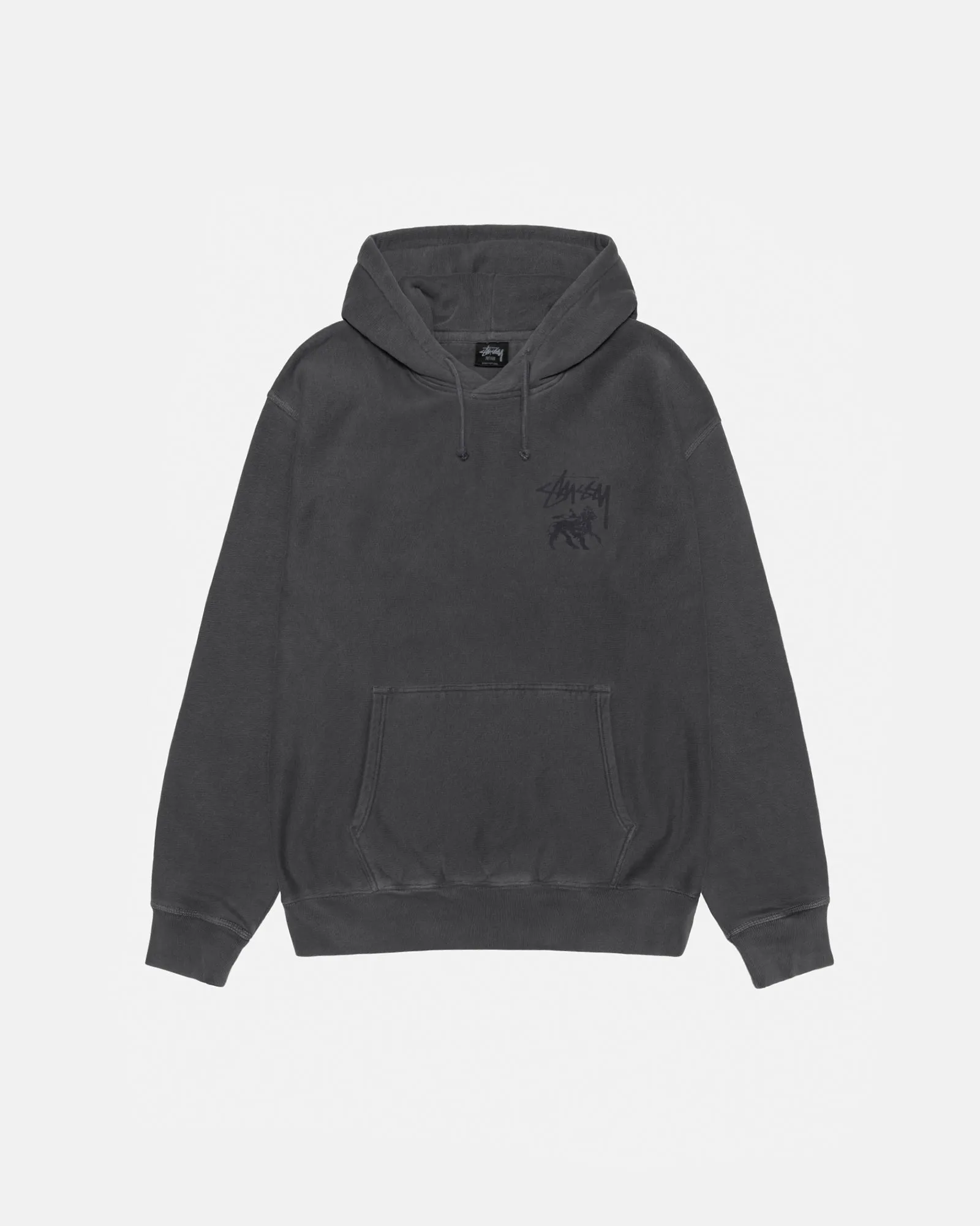 RASTA LION HOODIE PIGMENT DYED sold by Stussy