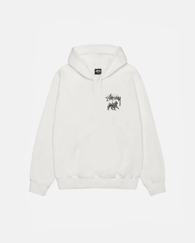 RASTA LION HOODIE PIGMENT DYED sold by Stussy