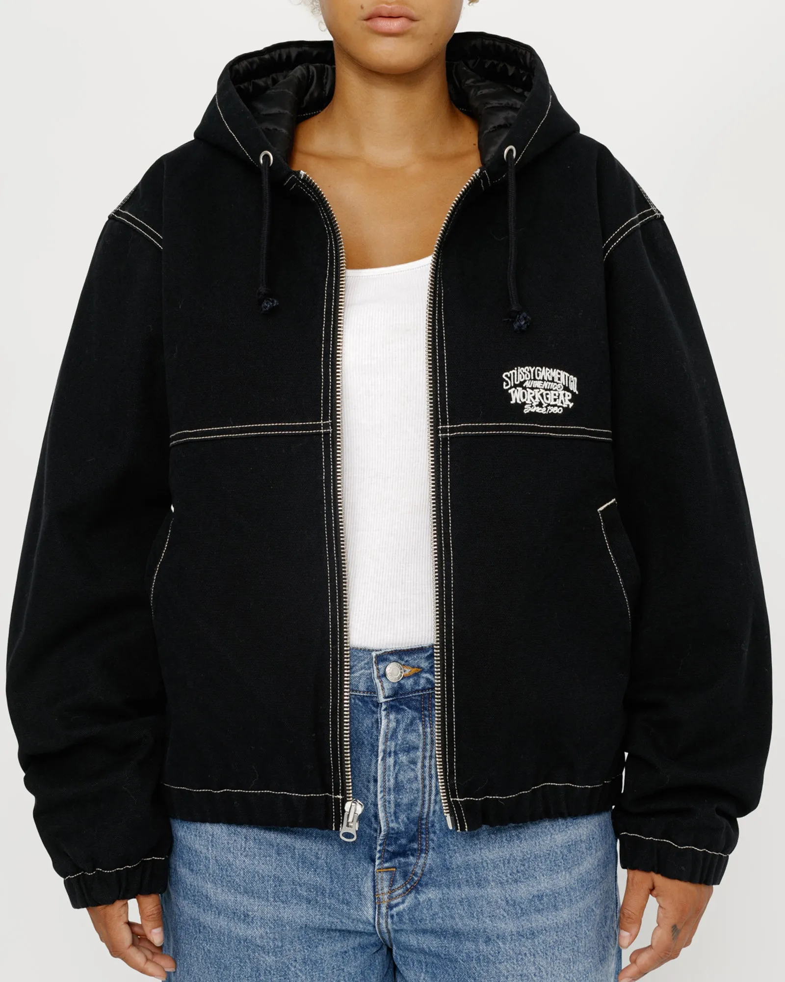WORK JACKET CONTRAST STITCH sold by Stussy product image thumbnail 3