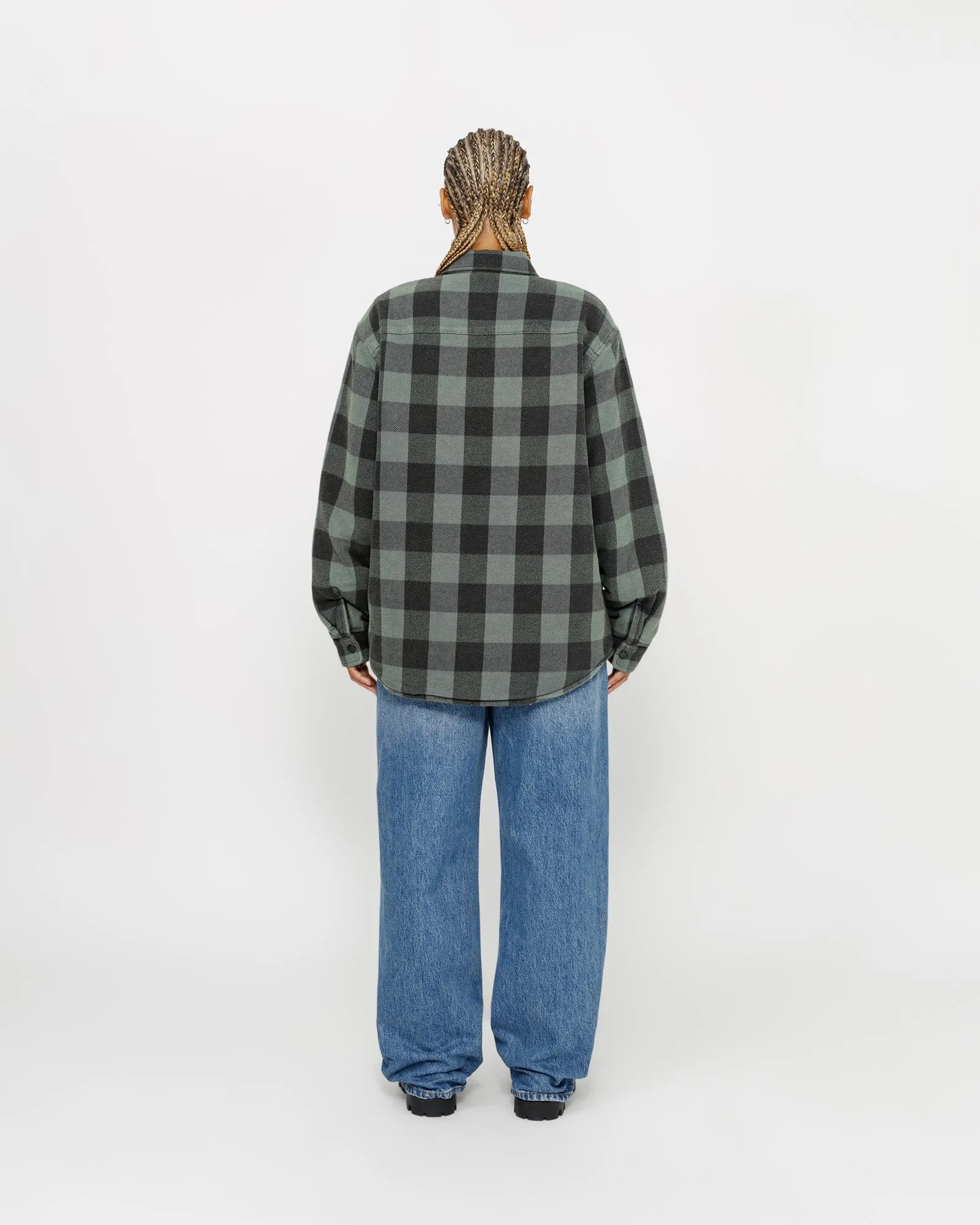 SHERPA LINED BUFFALO PLAID SHIRT sold by Stussy product image thumbnail 5