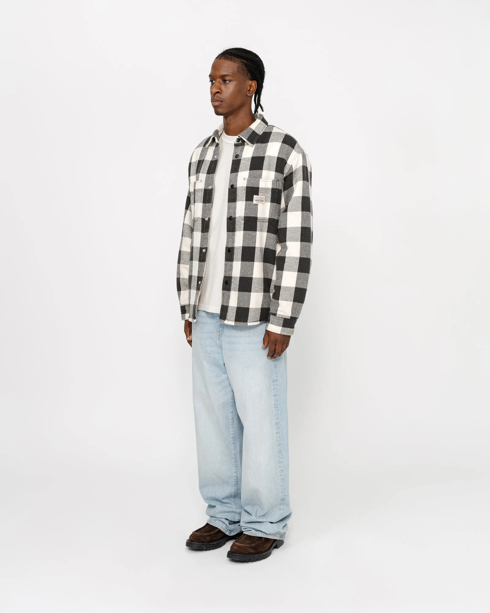 SHERPA LINED BUFFALO PLAID SHIRT sold by Stussy product image thumbnail 2