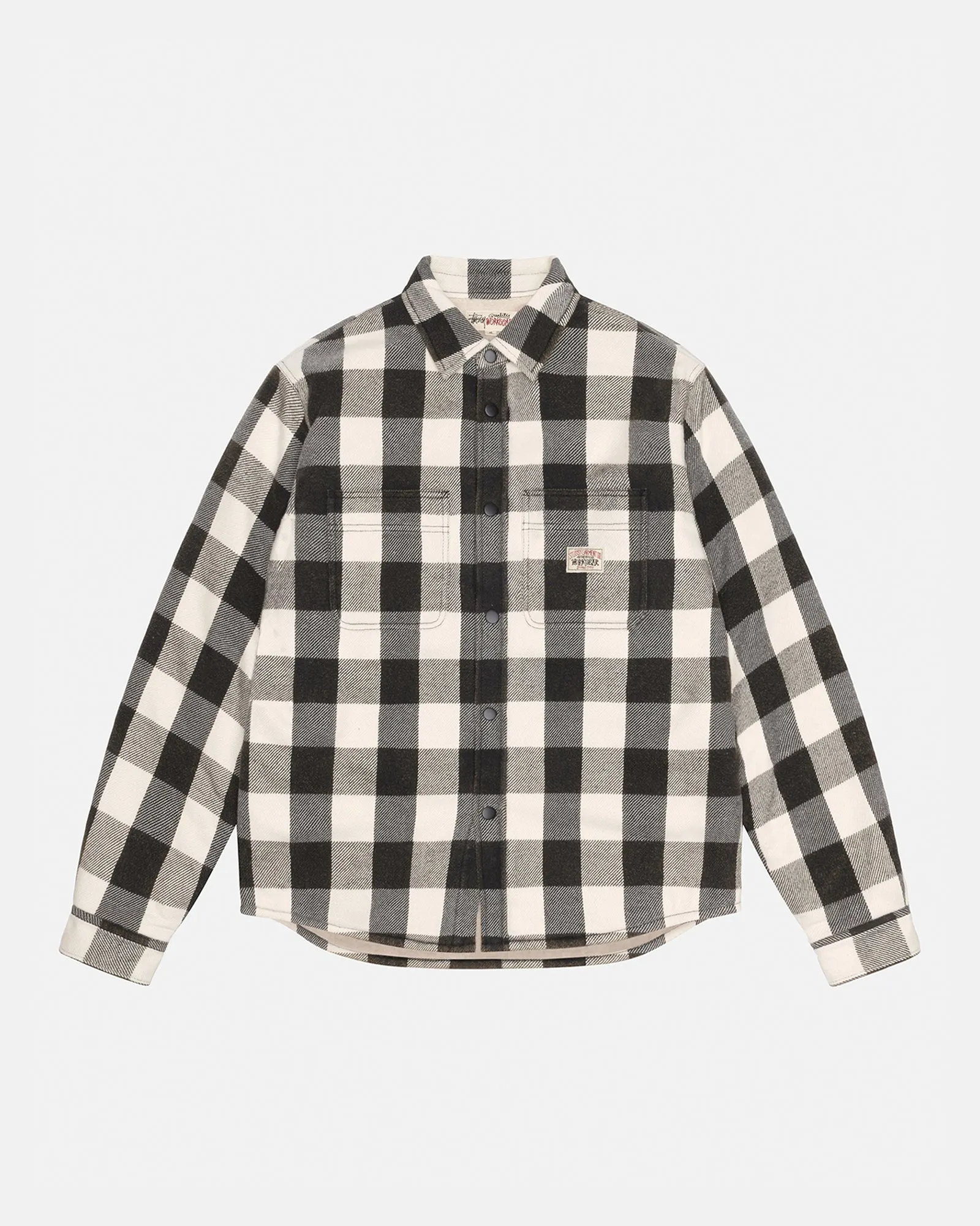 SHERPA LINED BUFFALO PLAID SHIRT sold by Stussy product image thumbnail 5