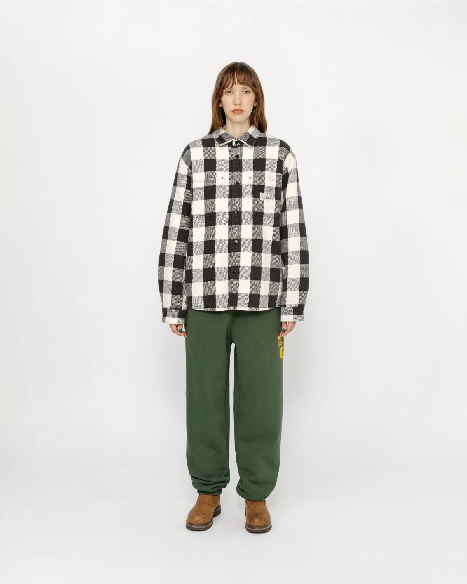 SHERPA LINED BUFFALO PLAID SHIRT sold by Stussy product image thumbnail 3