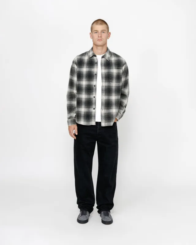 ROCCO FLANNEL PLAID SHIRT sold by Stussy