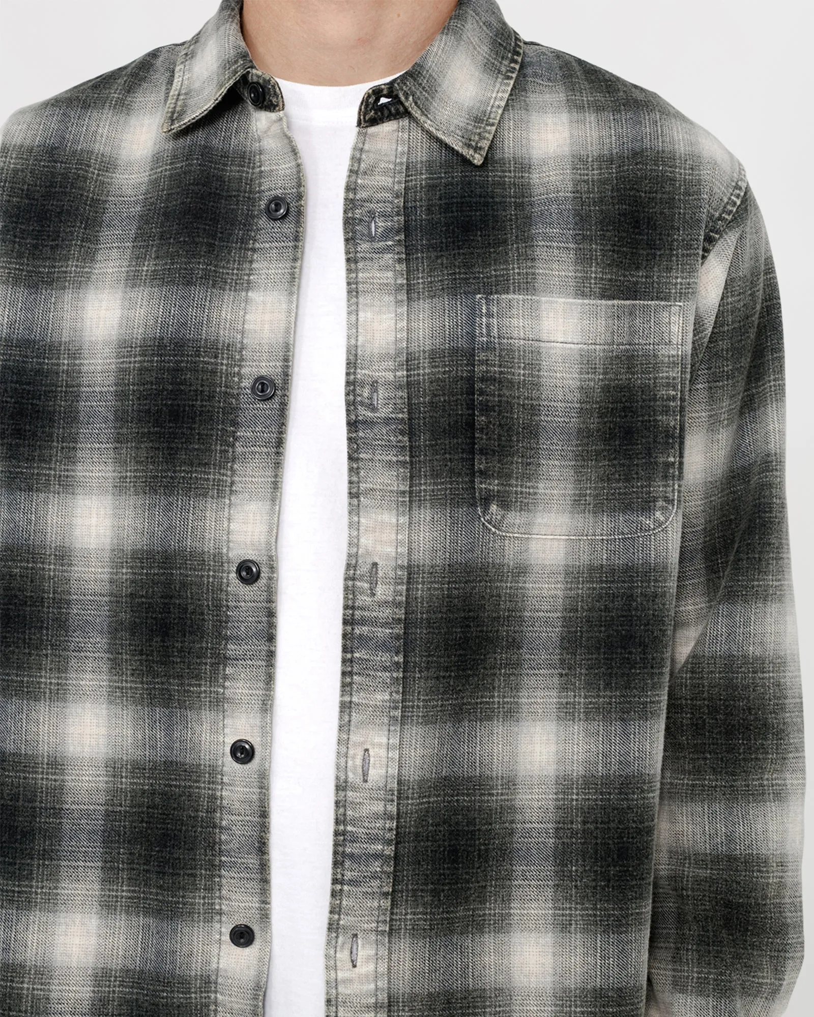 ROCCO FLANNEL PLAID SHIRT sold by Stussy product image thumbnail 3