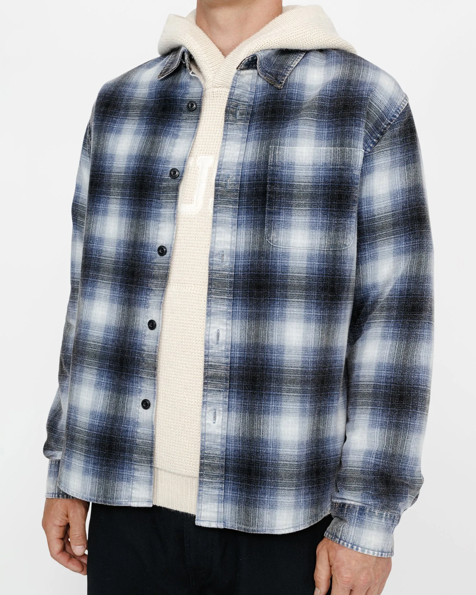 ROCCO FLANNEL PLAID SHIRT sold by Stussy product image thumbnail 3