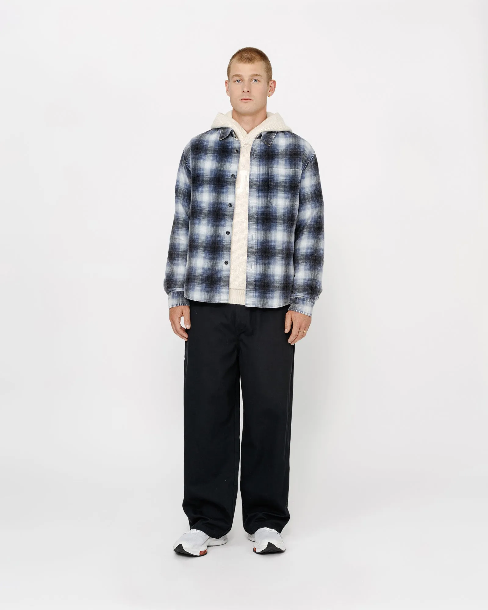 ROCCO FLANNEL PLAID SHIRT sold by Stussy