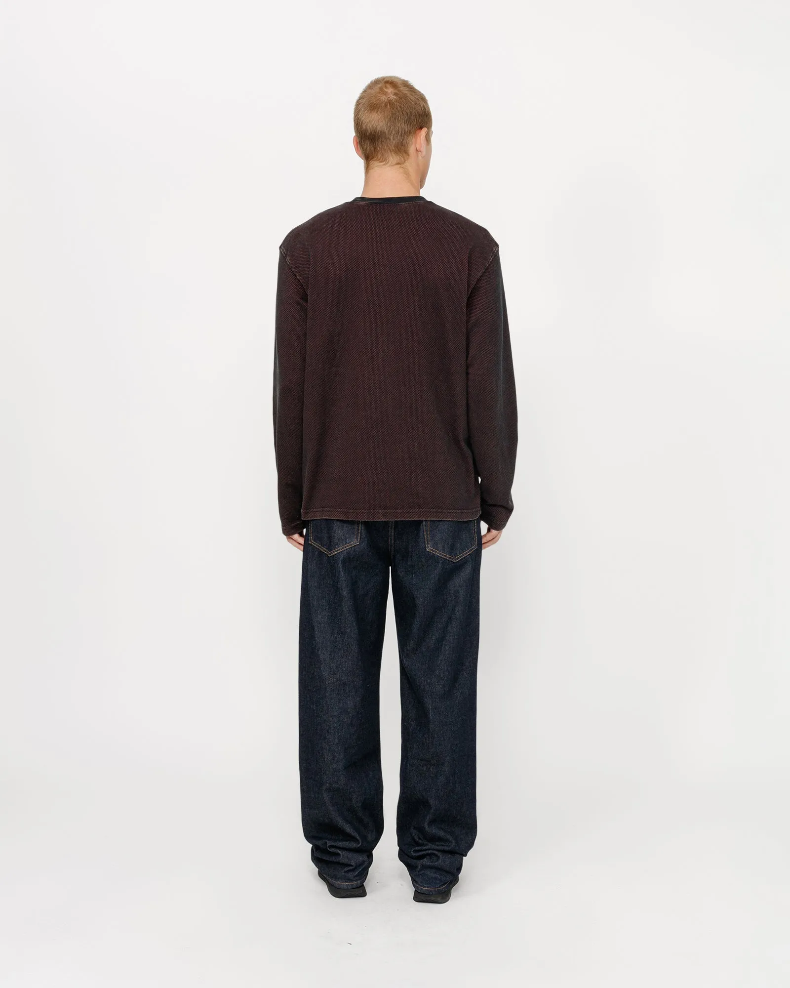 2 TONE COTTON MESH CREW sold by Stussy product image thumbnail 2