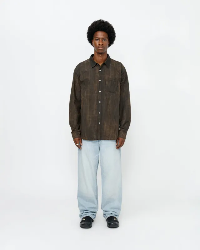 CLASSIC LS SHIRT SPRAYED sold by Stussy