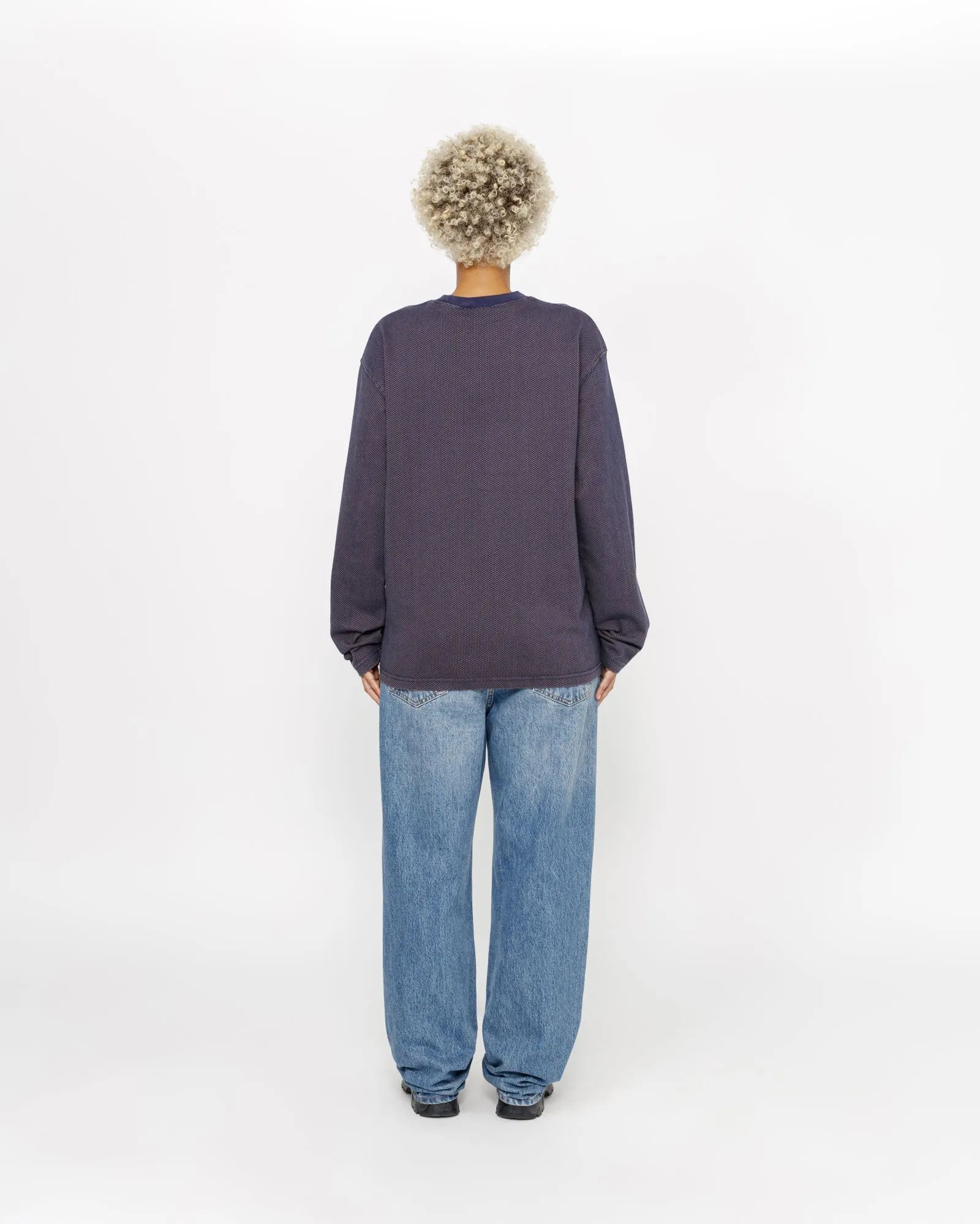 2 TONE COTTON MESH CREW sold by Stussy product image thumbnail 5