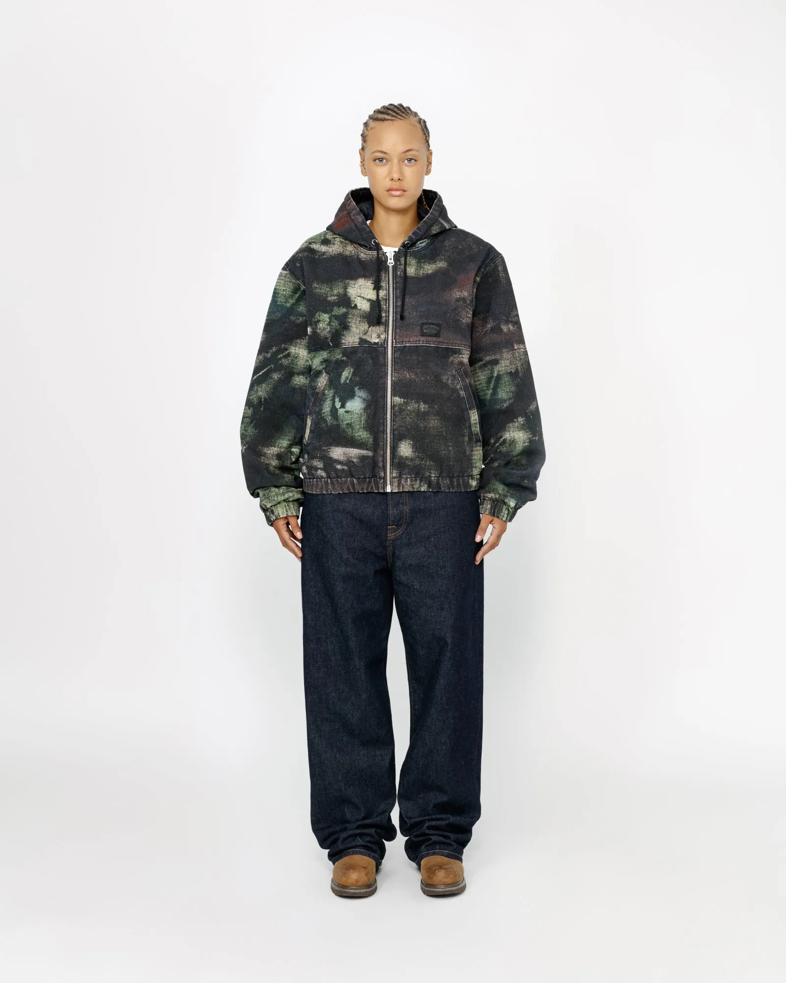 WORK JACKET STENPAT CAMO sold by Stussy product image thumbnail 3
