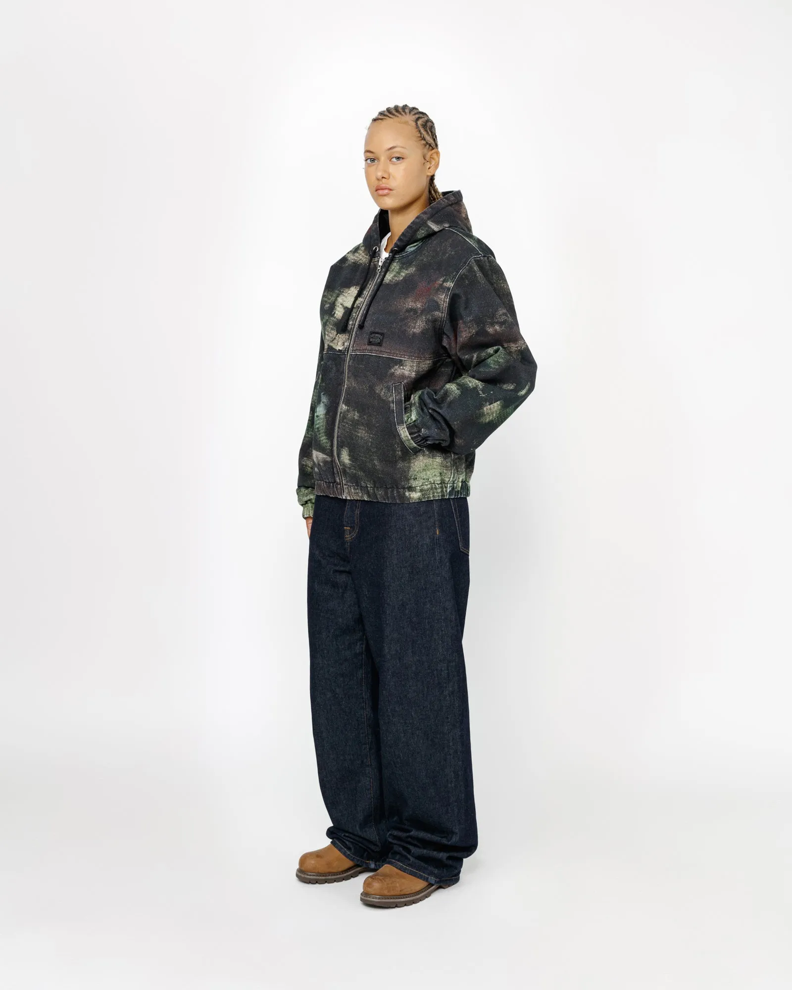 WORK JACKET STENPAT CAMO sold by Stussy product image thumbnail 4