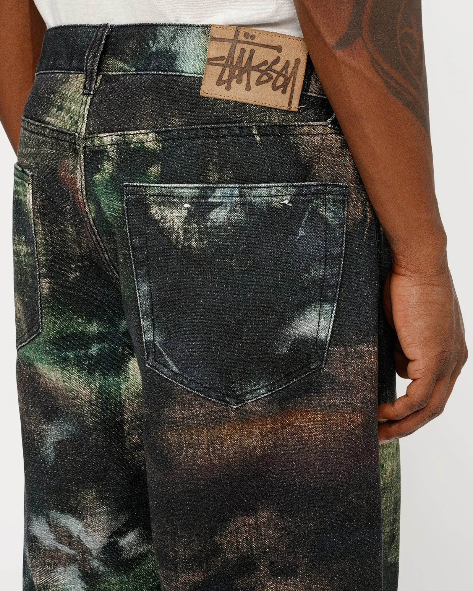 BIG OL' JEAN STENPAT CAMO sold by Stussy product image thumbnail 3