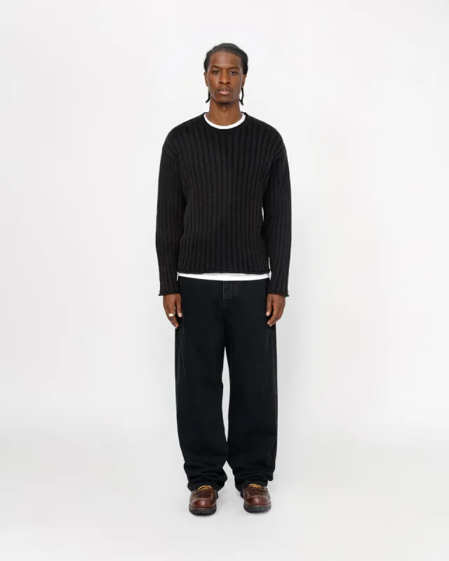 COTTON SLUB RIB CREW sold by Stussy