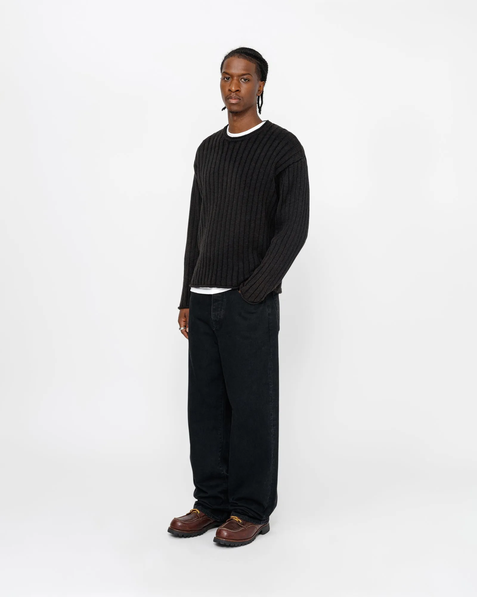 COTTON SLUB RIB CREW sold by Stussy product image thumbnail 2
