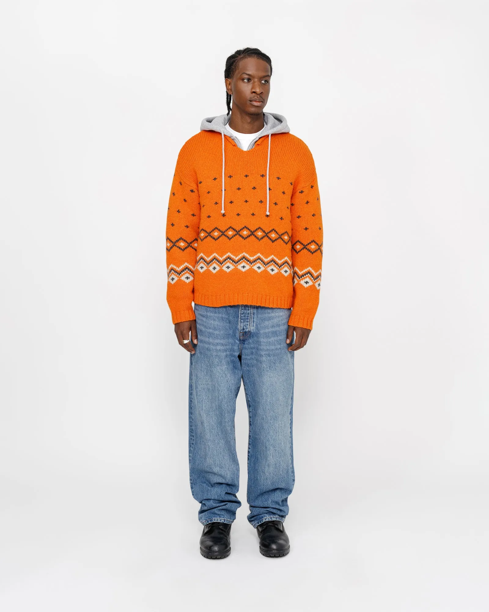 ROLL NECK FAIRISLE SWEATER sold by Stussy