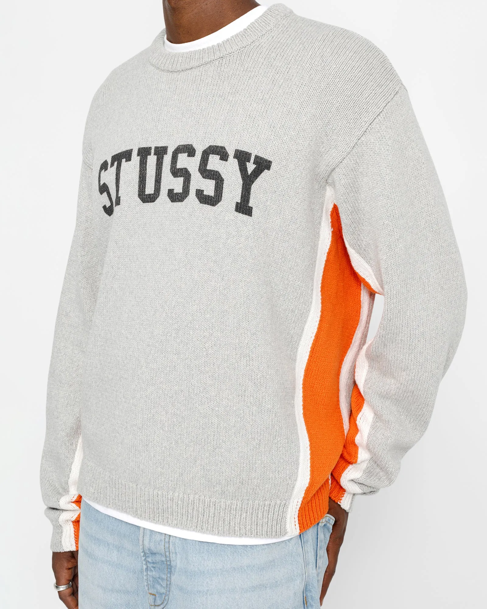 CONTRAST STRIPE CREW sold by Stussy product image thumbnail 3