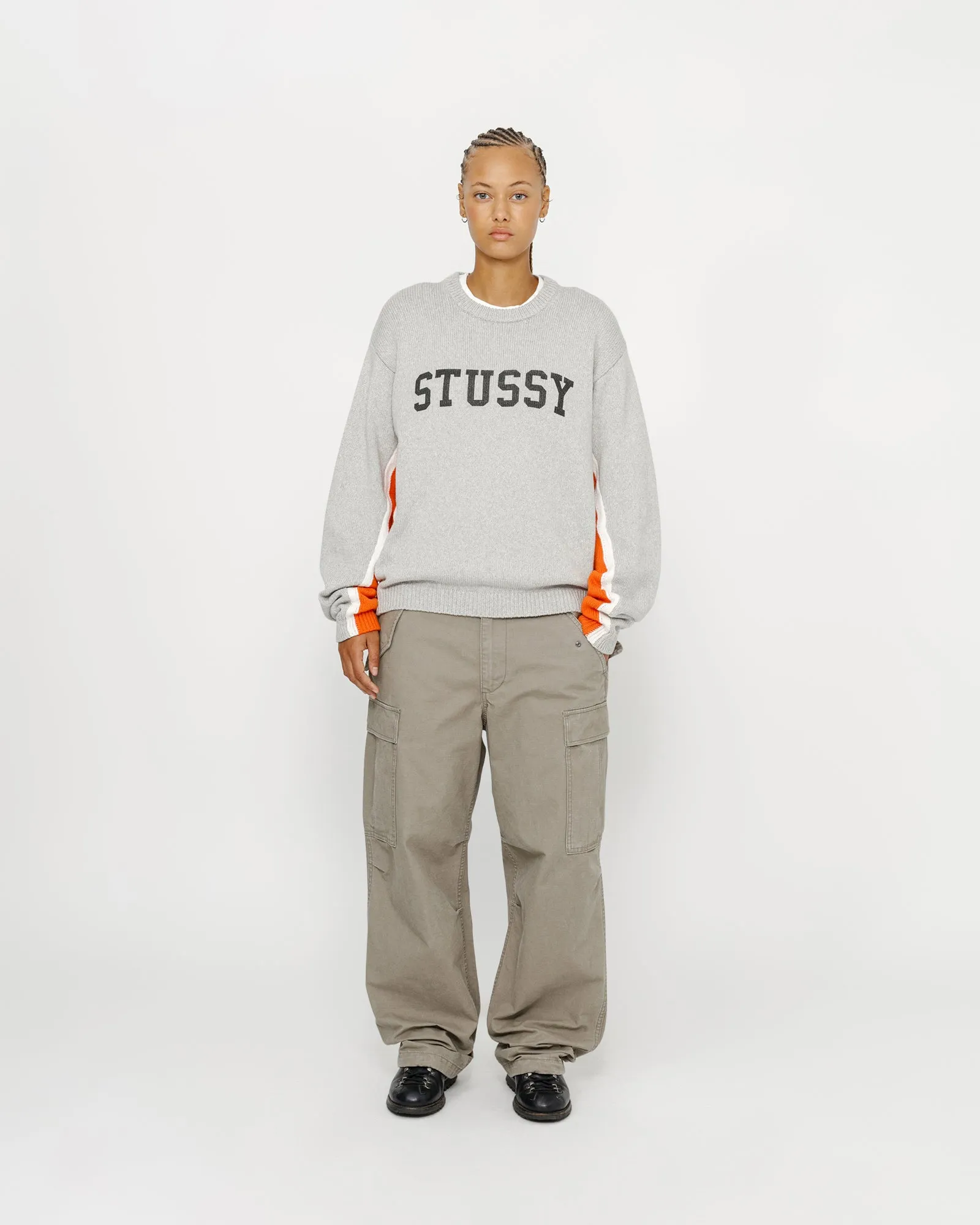 CONTRAST STRIPE CREW sold by Stussy product image thumbnail 4