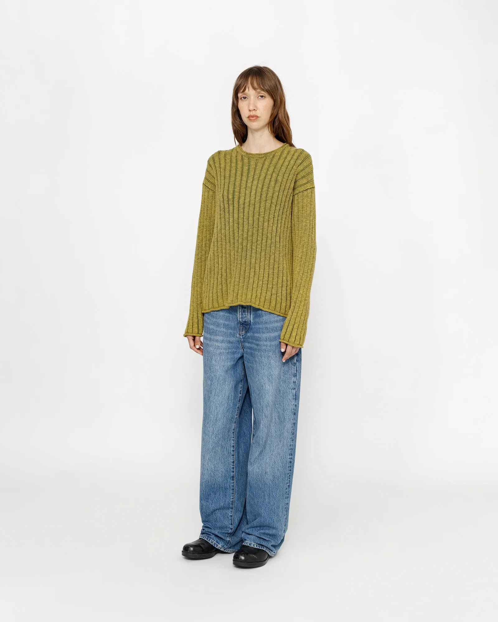 COTTON SLUB RIB CREW sold by Stussy product image thumbnail 5