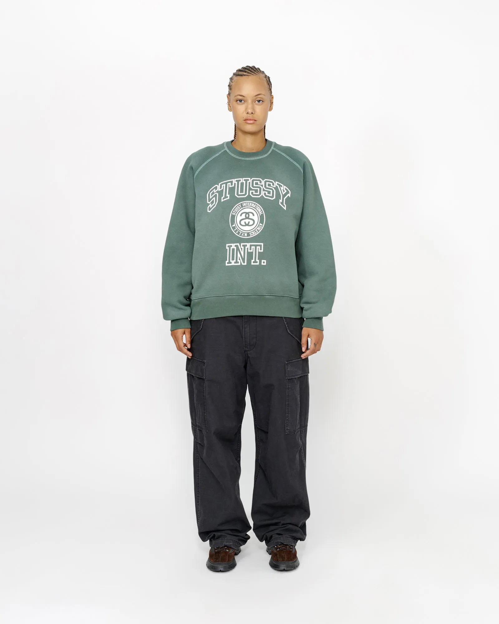 OVERLOCK VARSITY RAGLAN CREW sold by Stussy product image thumbnail 3