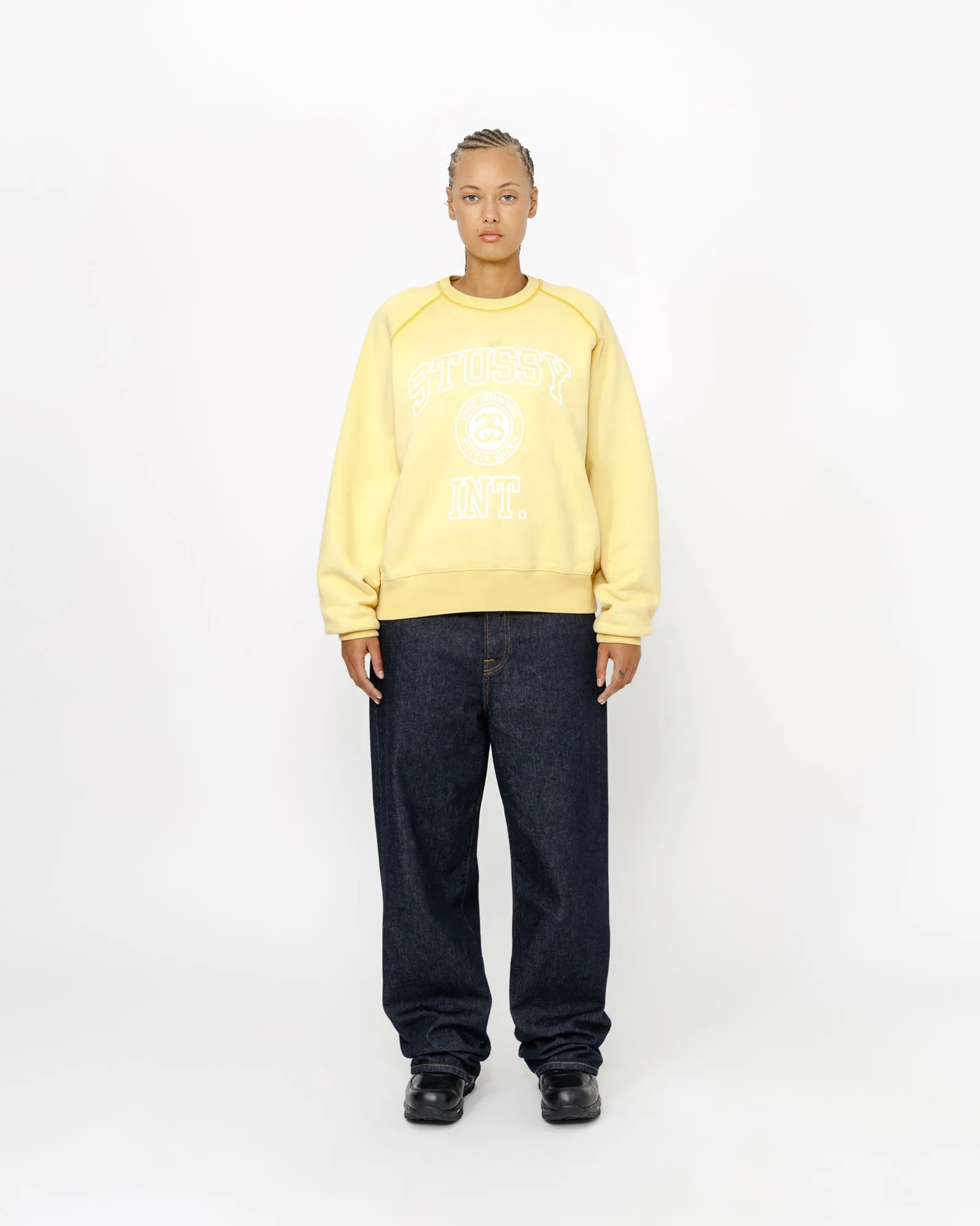 OVERLOCK VARSITY RAGLAN CREW sold by Stussy product image thumbnail 3