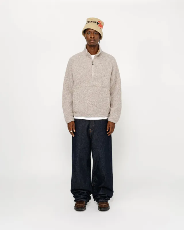 WOOL BLEND SHERPA MOCK NECK sold by Stussy