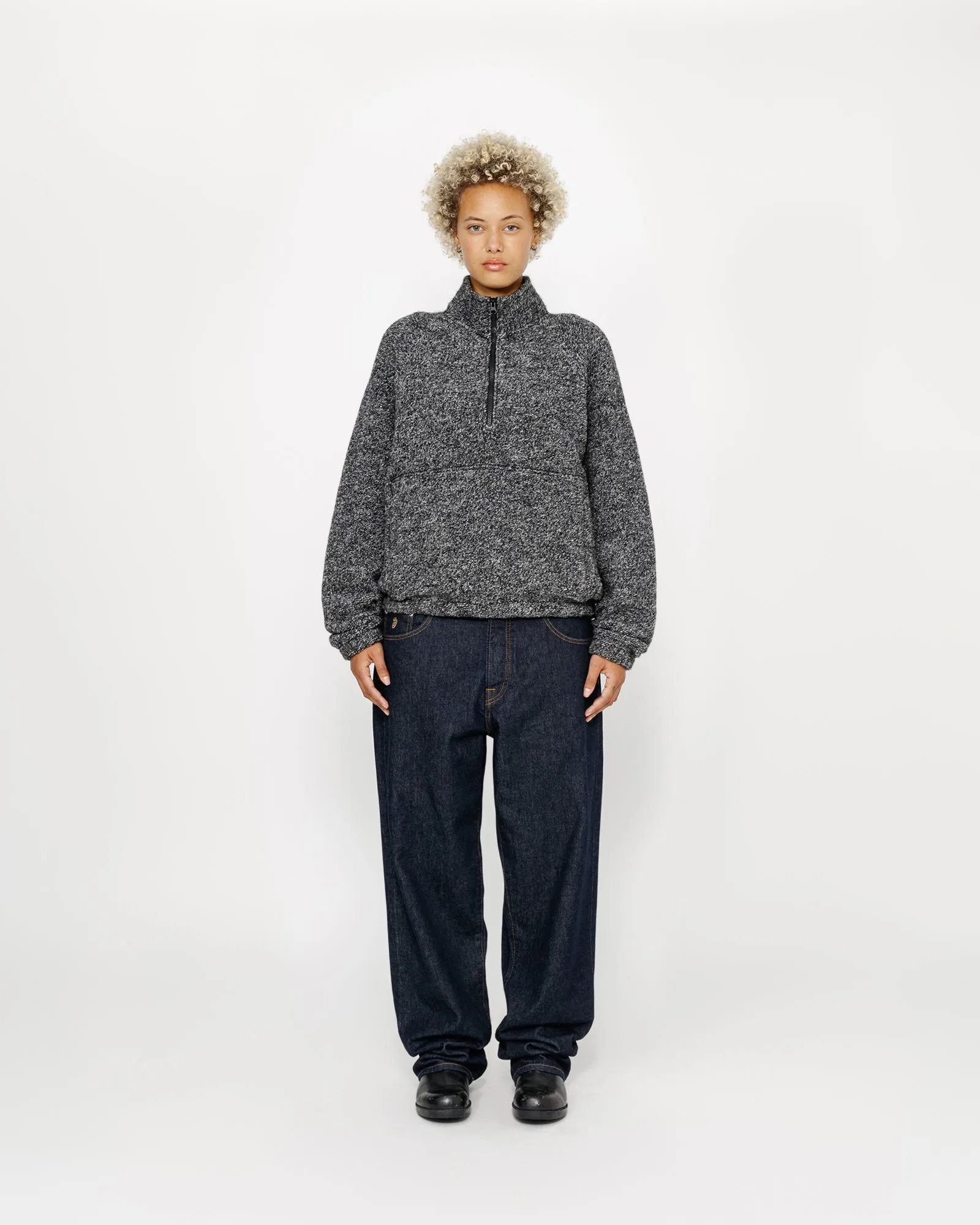 WOOL BLEND SHERPA MOCK NECK sold by Stussy product image thumbnail 4