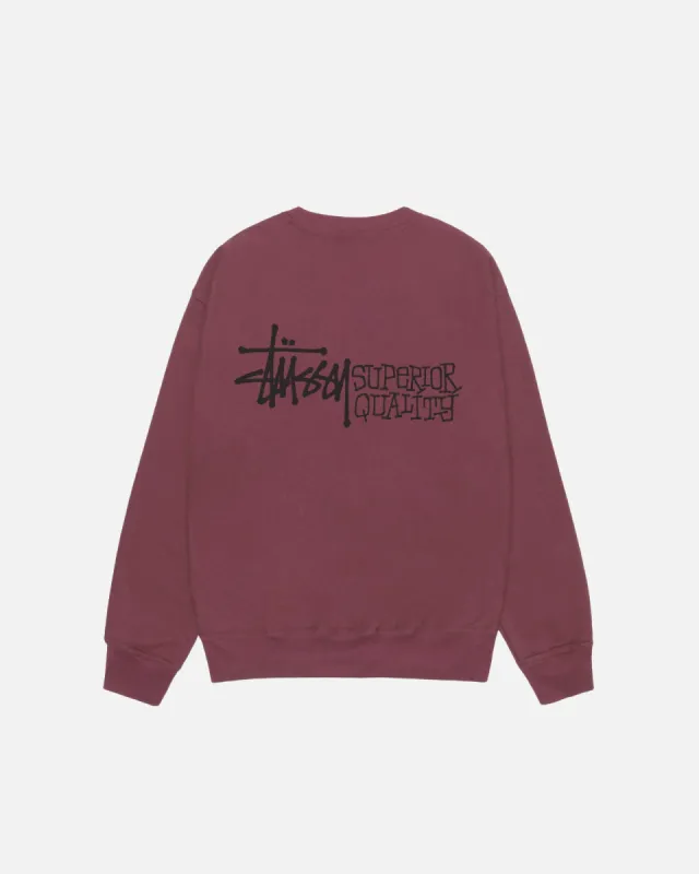 SUPERIOR QUALITY CREW sold by Stussy