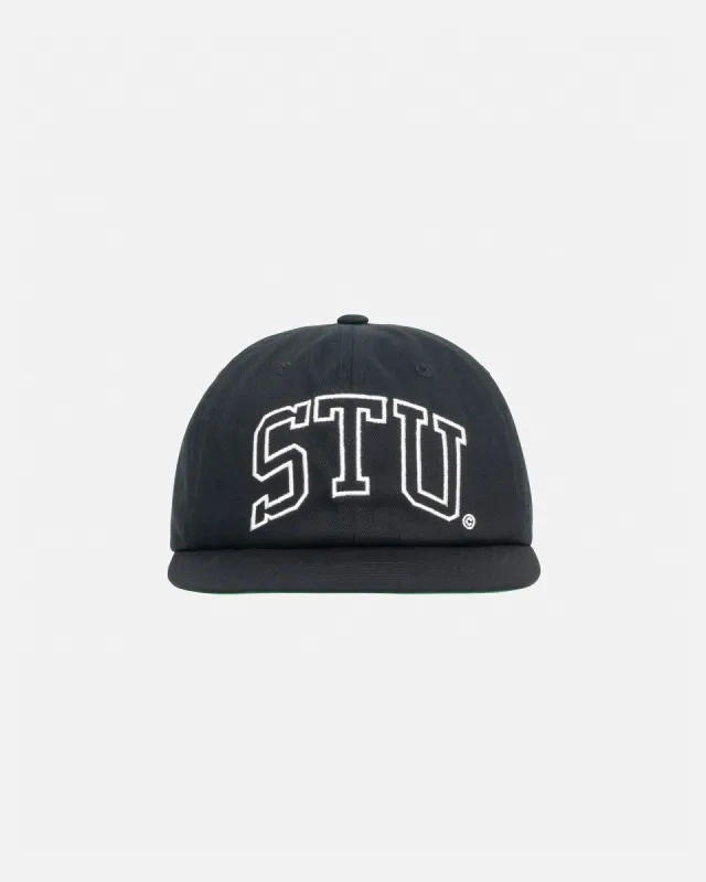 MID-DEPTH STU ARCH STRAPBACK sold by Stussy