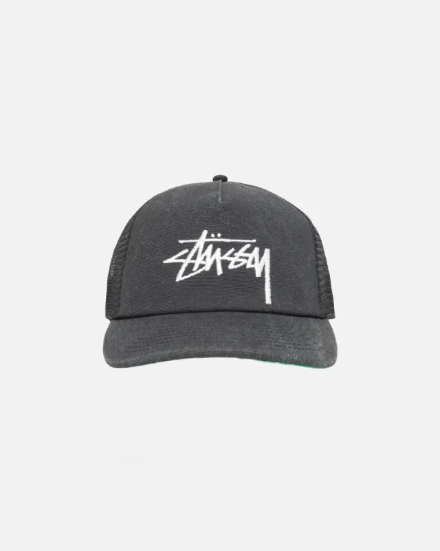 MID-DEPTH BIG STOCK MESH SNAPBACK sold by Stussy