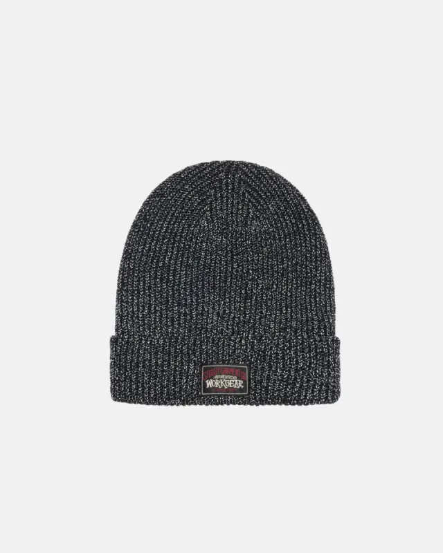 CUFF BEANIE REFLECTIVE YARN sold by Stussy