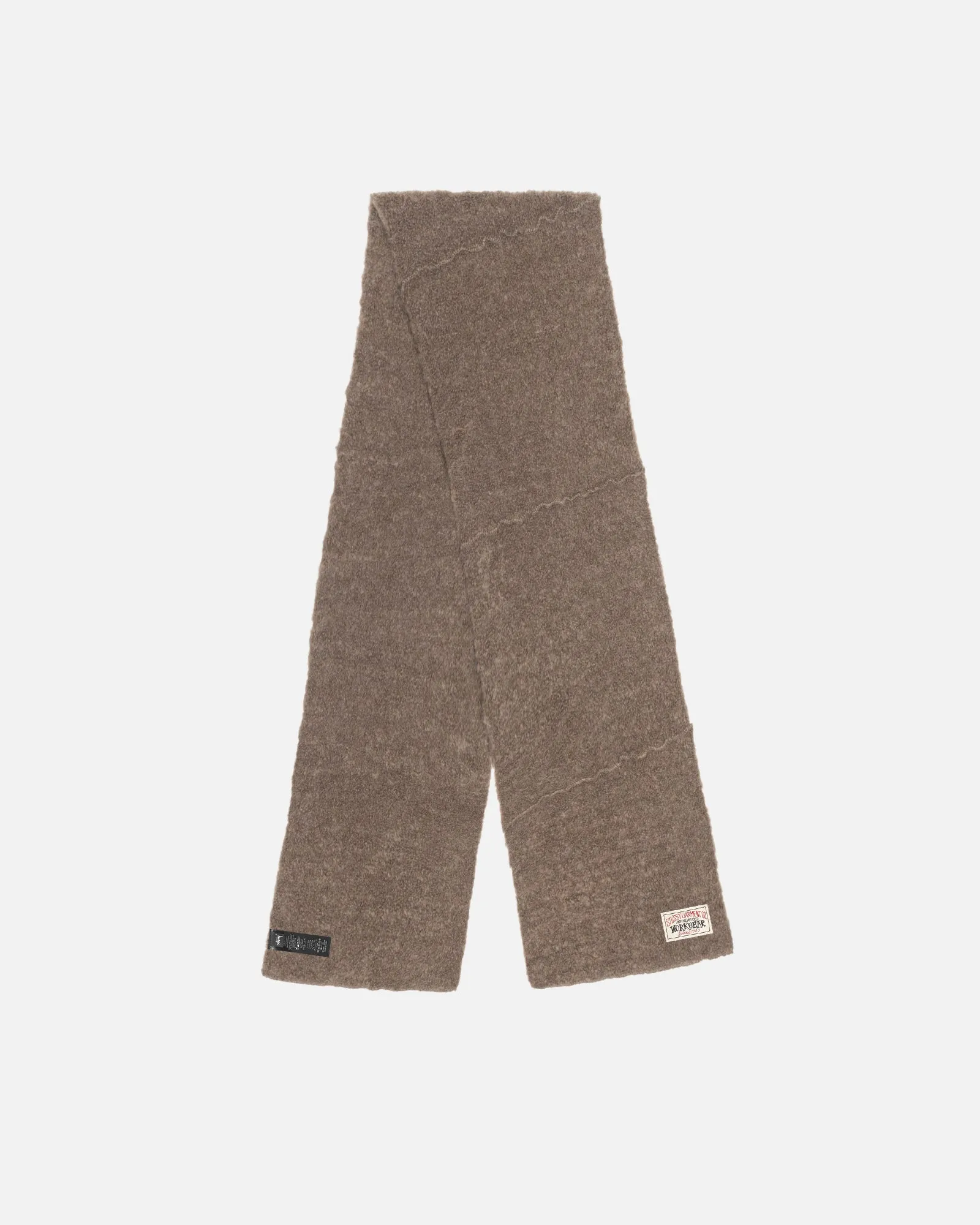 PIECED ALPACA WOOL SCARF sold by Stussy