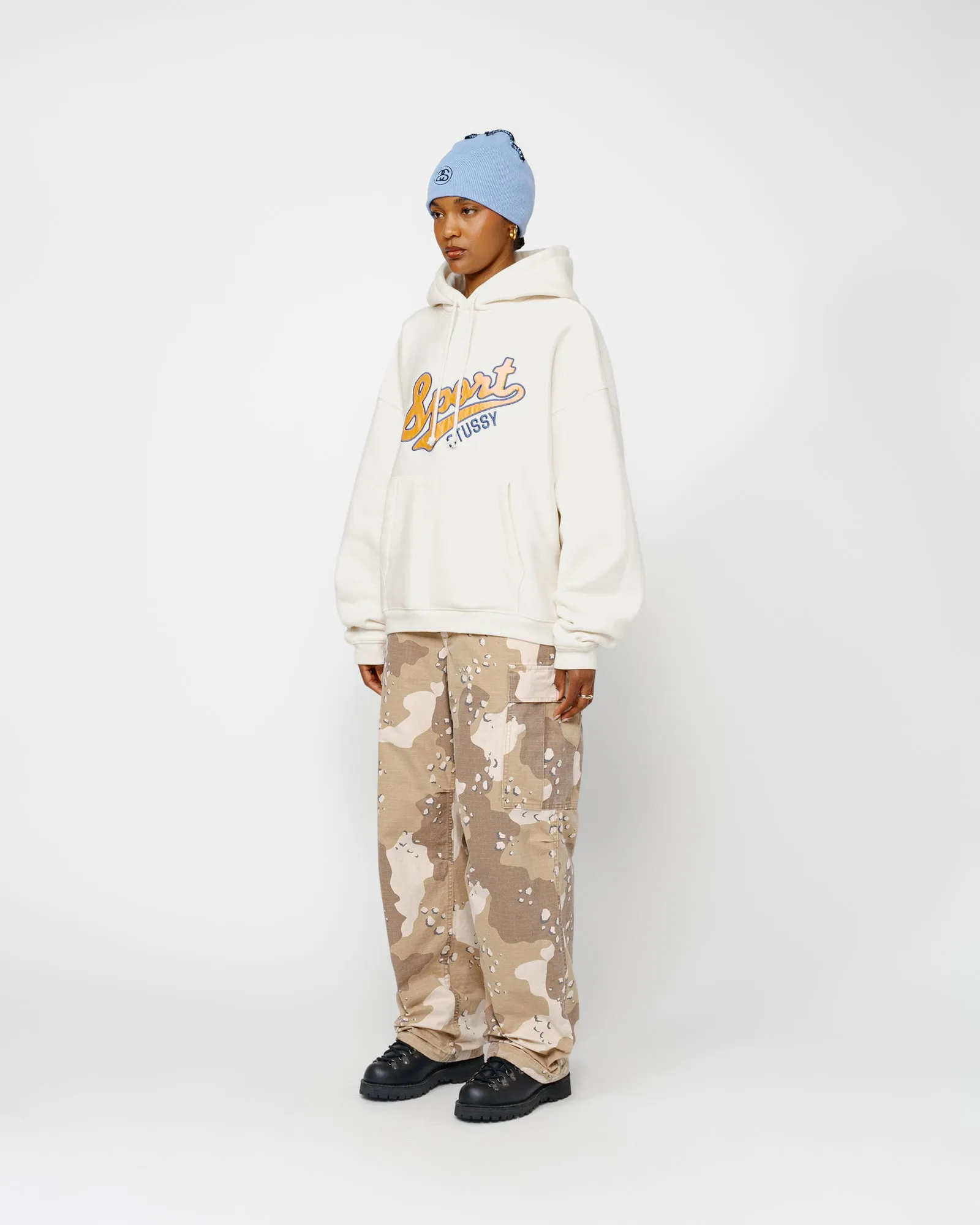 SATIN PATCH HOODIE sold by Stussy product image thumbnail 4