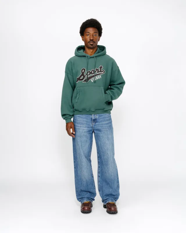 SATIN PATCH HOODIE sold by Stussy