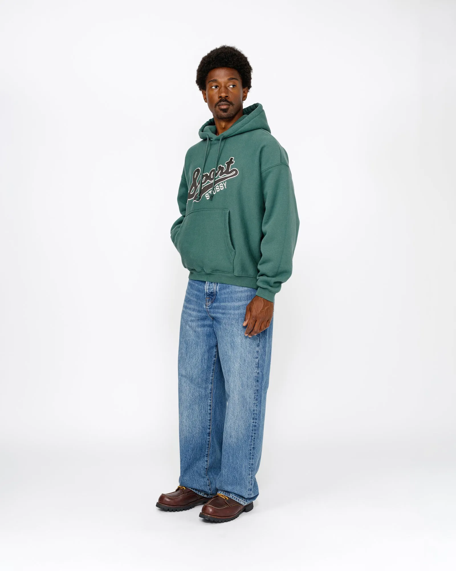 SATIN PATCH HOODIE sold by Stussy product image thumbnail 2