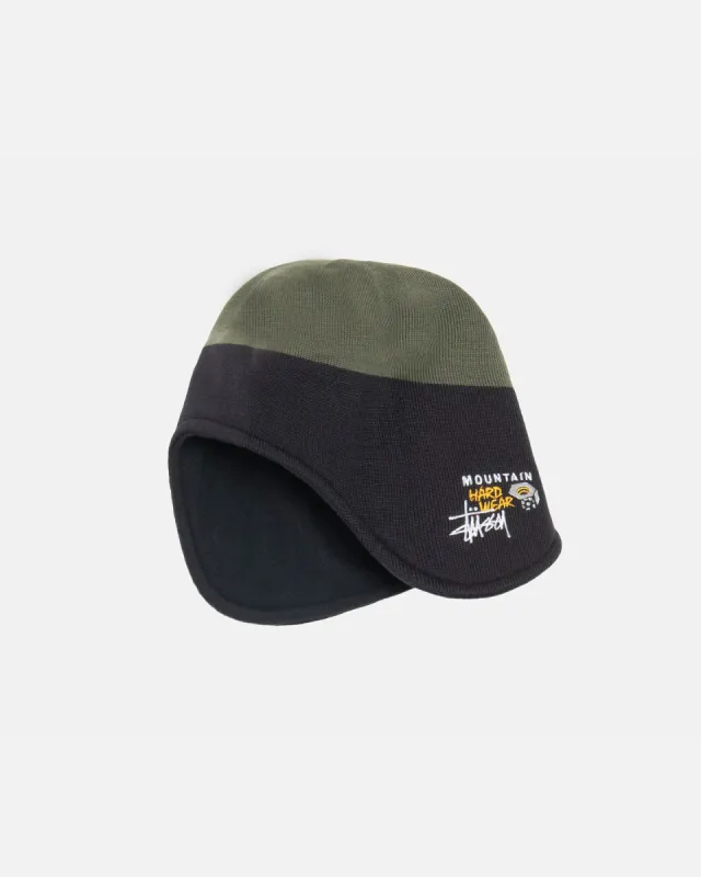 STÜSSY & MOUNTAIN HARDWEAR EAR FLAP BEANIE made by Stussy