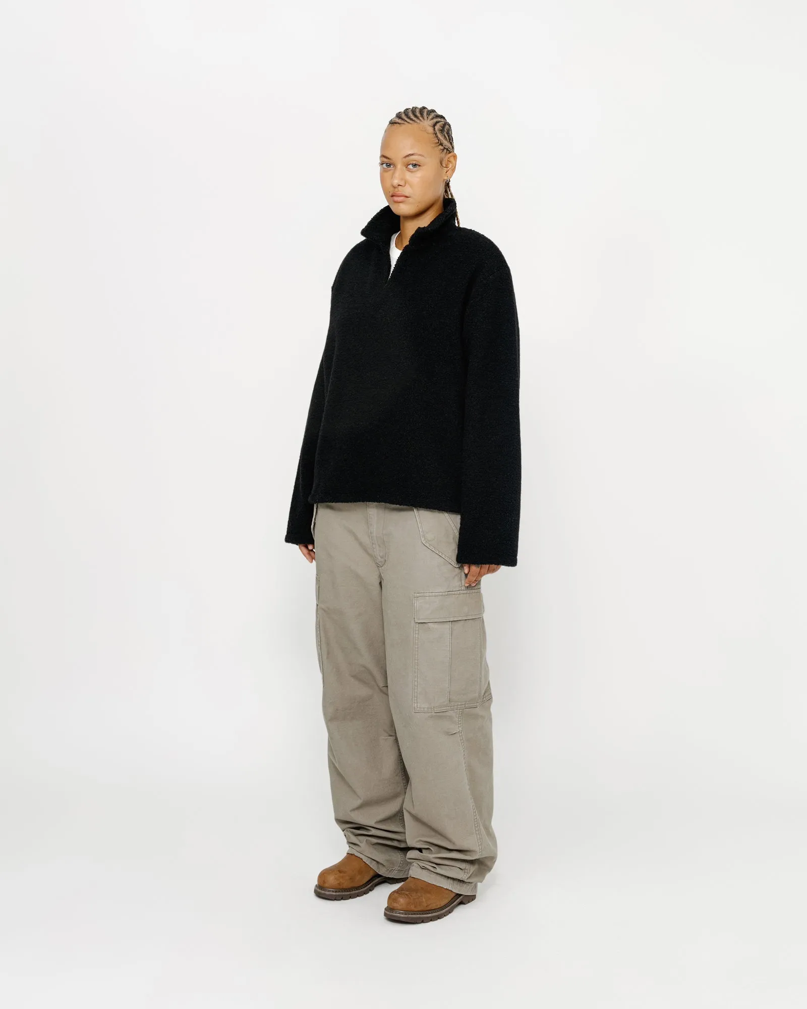WOOL BLEND SHERPA PULLOVER sold by Stussy product image thumbnail 5